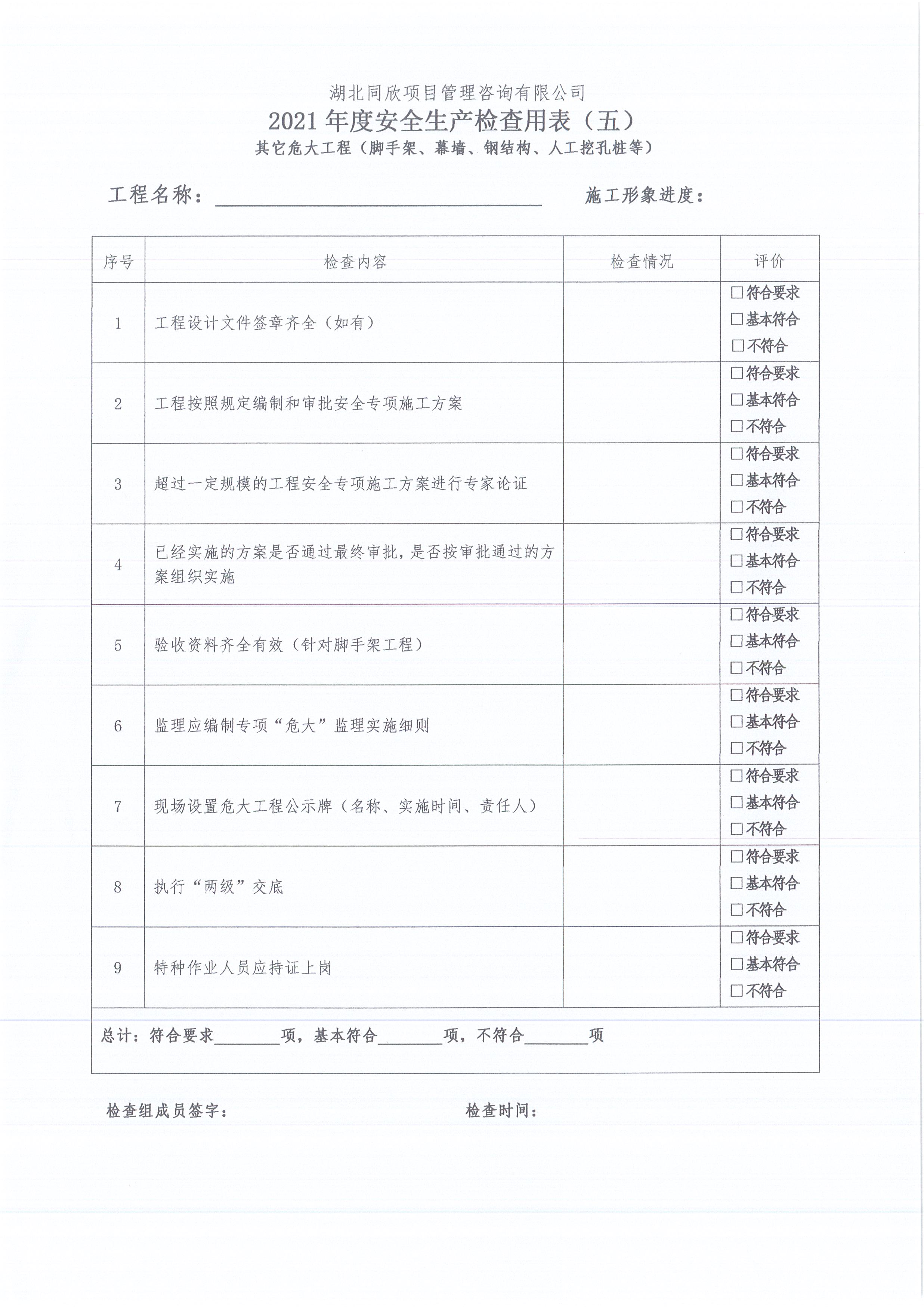 湖北凯时尊龙人生就是博[2021]10号关于开展公司在监项目安全生产提升行动的通知7